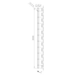 Montážna sada pre zelenú stenu (ø 4 mm), nerez AISI 304/316 Montážna sada pre zelenú stenu (ø 4 mm), nerez AISI 304/316